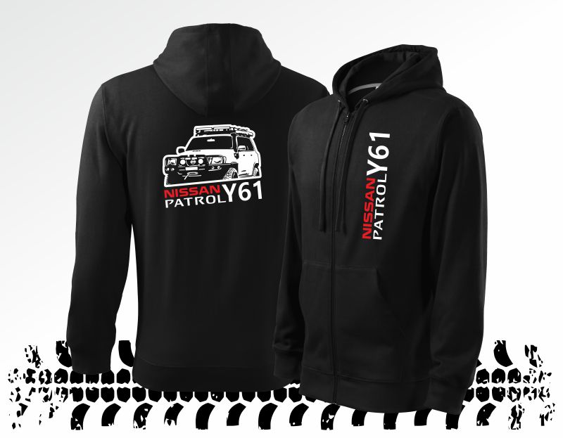 Off-road mikina s potiskem NISSAN PATROL Y61 - 2