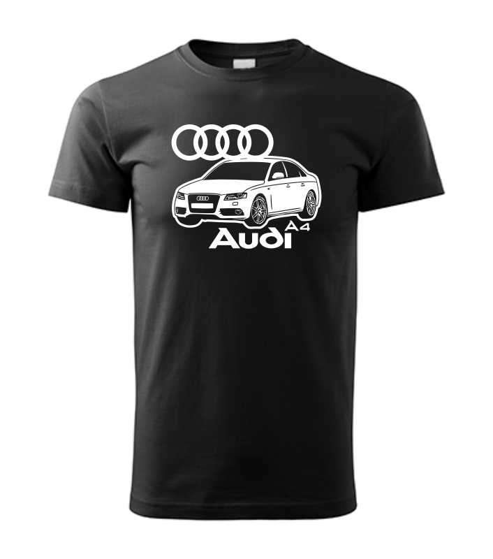 Autičkářské pánské tričko s potiskem Audi A4 b8