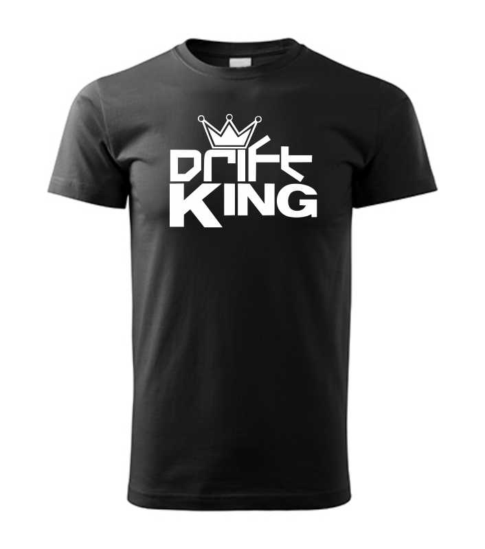 Autičkářské pánské tričko s potiskem DRIFT KING 2