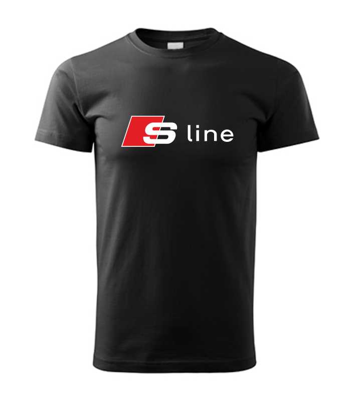 Autičkářské pánské tričko s potiskem Audi S line