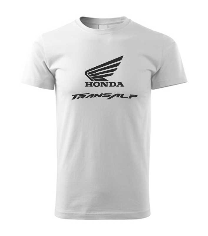 Motorkářské pánské tričko s potiskem HONDA Transalp