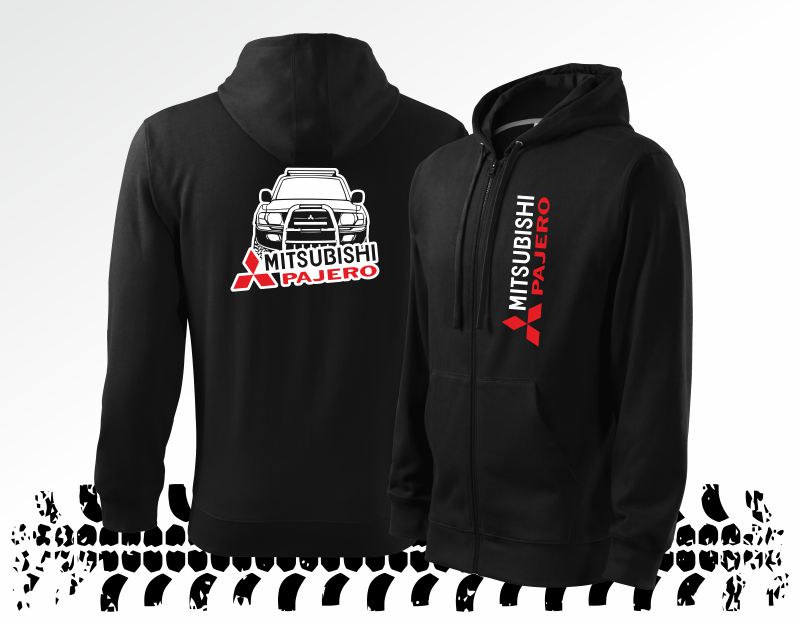 Offroadová mikina s potiskem MITSUBISHI Pajero MK3