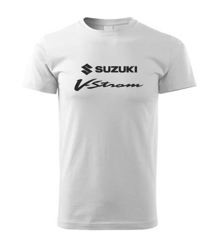 Motorkářské pánské tričko s potiskem SUZUKI V-strom